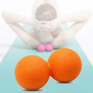 Silicone Elastic Fitness Massage Ball Yaga Ball(Orange)