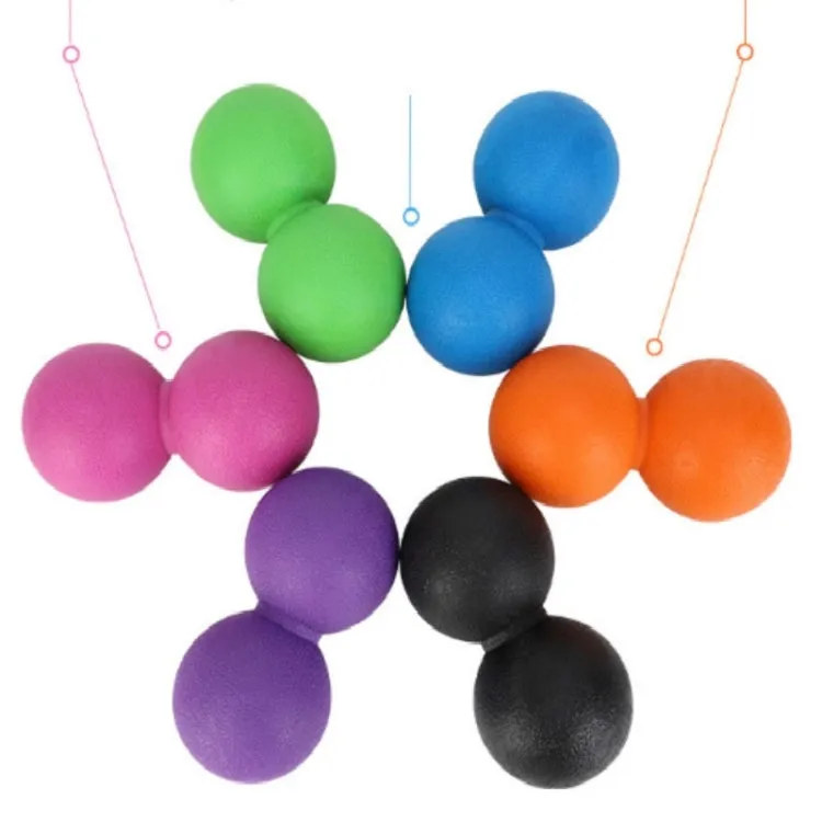 Silicone Elastic Fitness Massage Ball Yaga Ball(Orange)