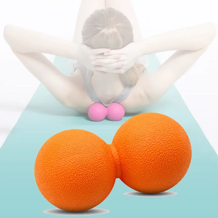 Silicone Elastic Fitness Massage Ball Yaga Ball(Orange)