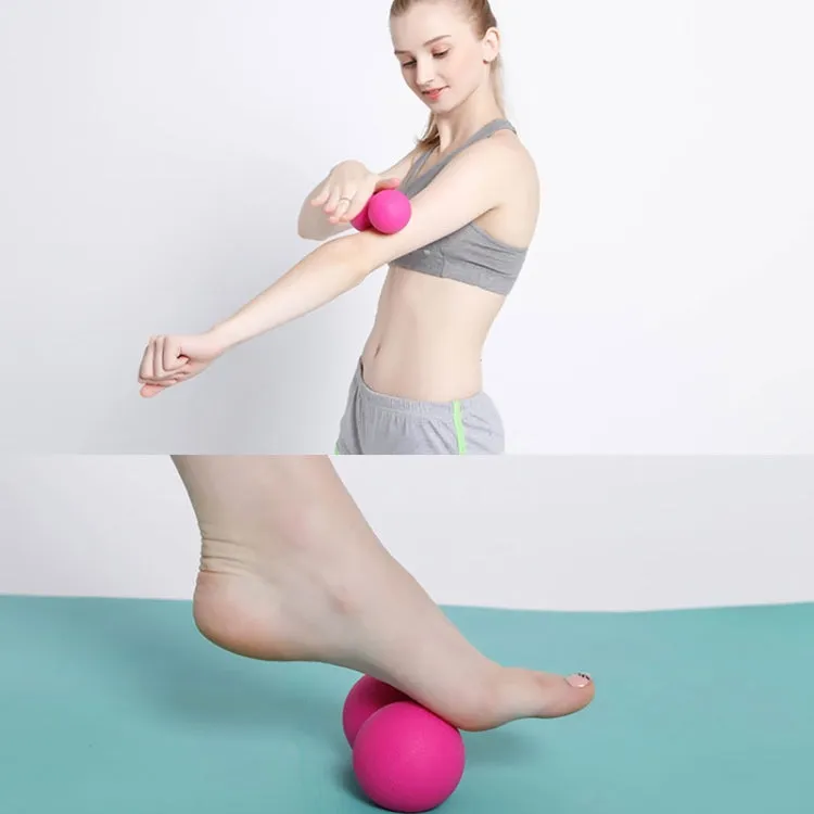 Silicone Elastic Fitness Massage Ball Yaga Ball(Orange)
