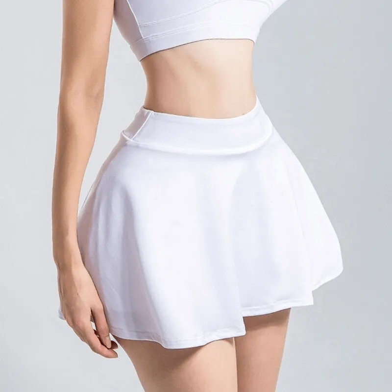 Stylish Elastic Women's Tennis Shorts-Skirt with Pocket - SF0187