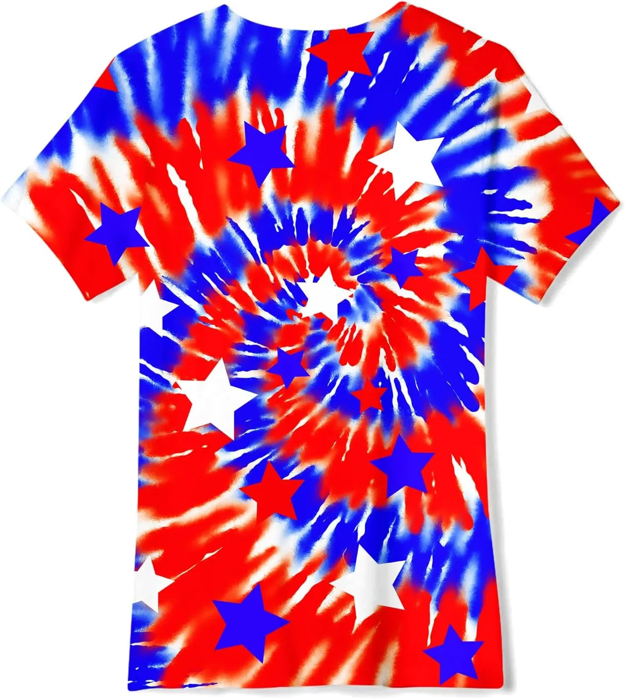 SunFoucs Girls Kids Shirts Size 5-12 Tie Dye Casual Tshirt Short Sleeve Crewneck Tee Top