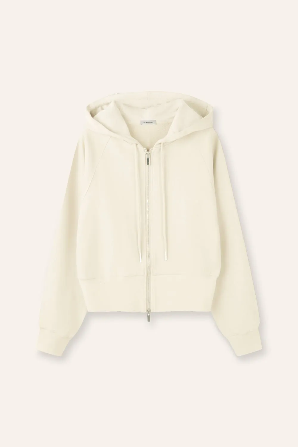 VENICE cotton hoodie jacket (Light yellow)