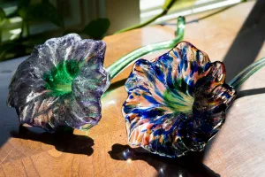Vibrant Memorial Flower with Cremation Ash