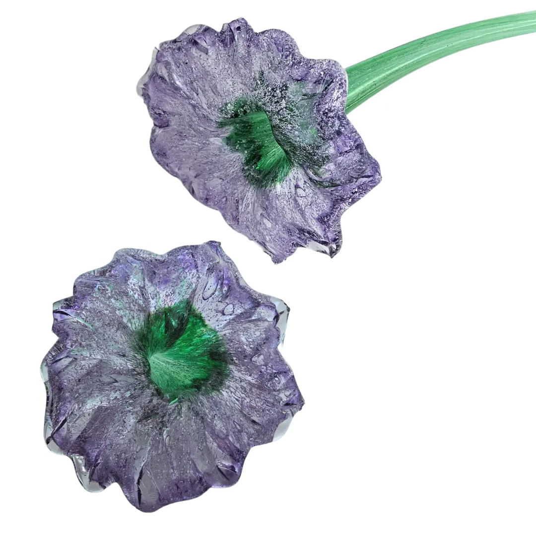 Vibrant Memorial Flower with Cremation Ash