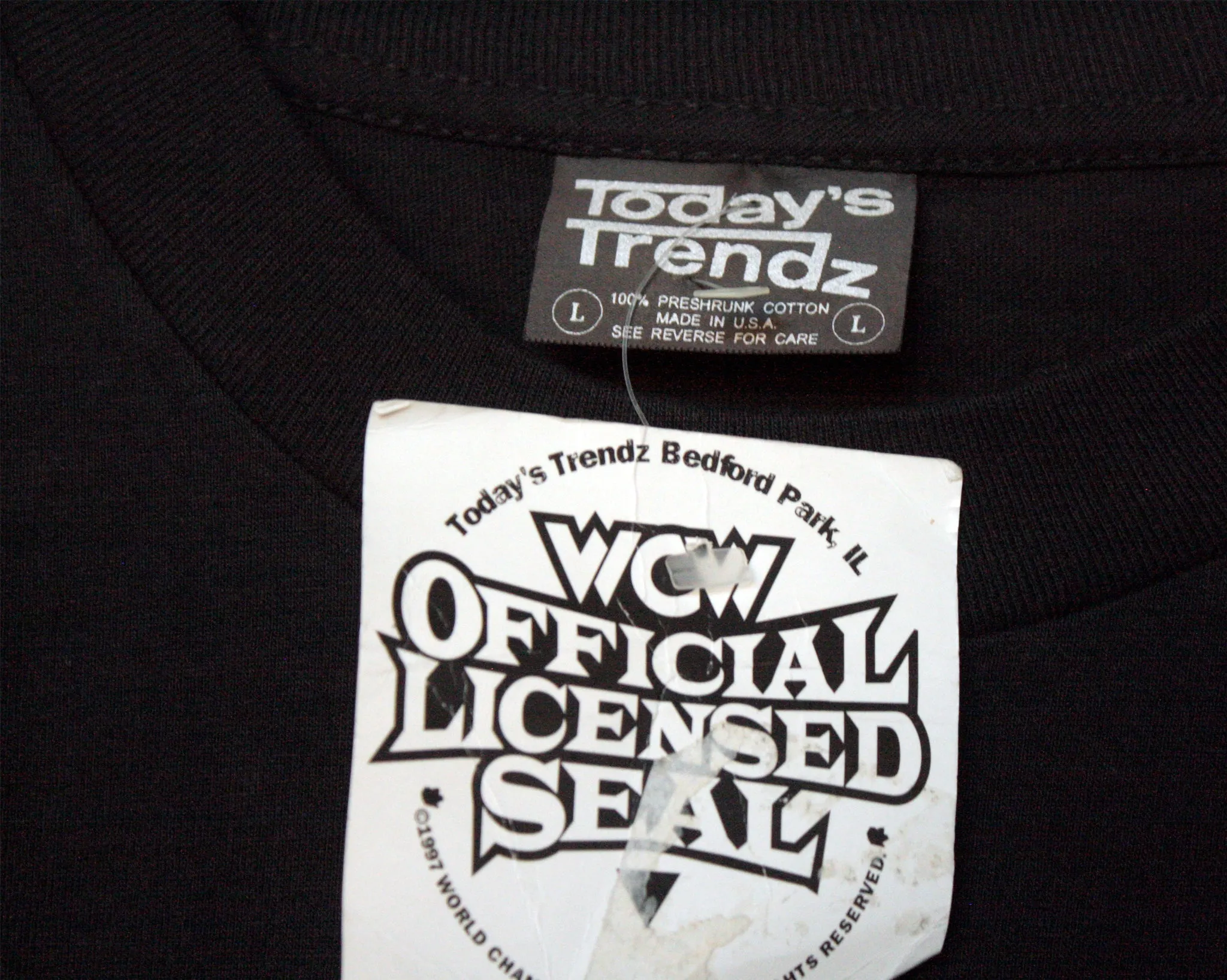 WCW DDP PHOTO T-SHIRT LG