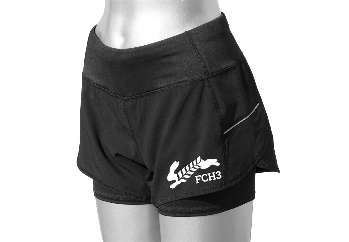 Women's Reflective Flour City H3 FCH3 Shorts - Design 2